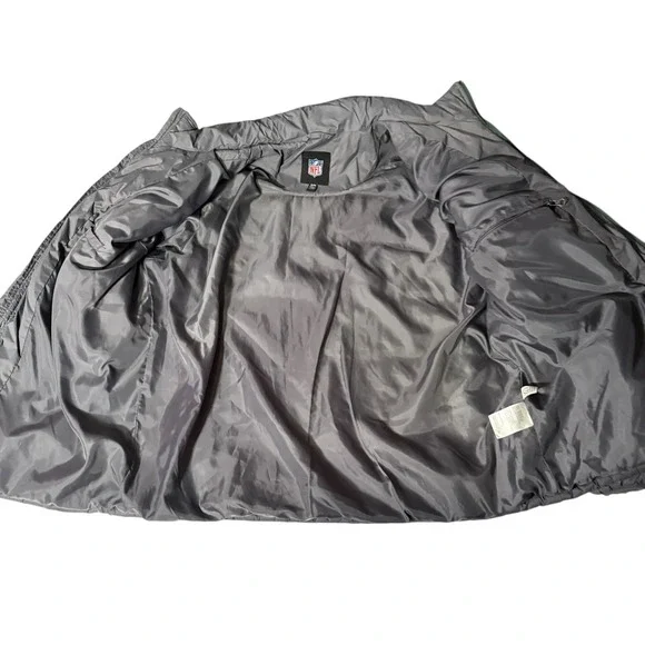 Green‎ Bay Packers NFL Gray Puffer Jacket Mens XL Full Zip Excellent Condition - Picture 7 of 8